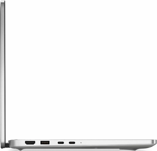 Ноутбук DELL Pro 13 Plus (BTO212 PB13250 EMEA), Intel Core Ultra 7 266V / 13.3" / RAM 16 ГБ LPDDR5X / SSD 512 ГБ / Intel Arc Graphics 140V / Windows 11 Pro / Сріблястий - изображение 4