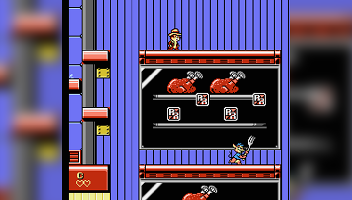 Збірник Ігор RMC Famicom Dendy 7 in 1 Chip Dale 2, TMNT 1, Guerrilla War, Jewelry, Adventure Island, Gyruss, 634 Sword M-022 90х TV Game Англійська Версія Тільки Картридж Б/У - зображення 2