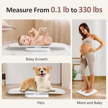 Дитячі ваги Grownsy, ваги для домашніх тварин для цуценят, котів до 150 кг - зображення 4
