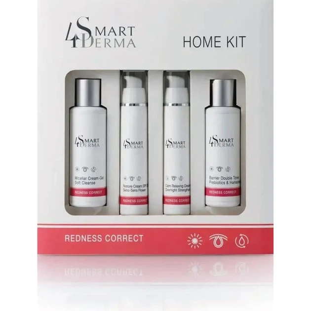Подарочный набор косметики для лица Smart4Derma HomeKit Rednesscorect - изображение 2