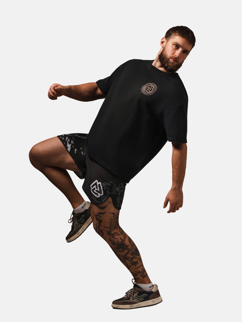 Футболка Oversized Imprint T-shirt Roast Black L Цвет Черный (501615-192-L) - Фото 4 Футболка Oversized Imprint T-shirt Roast Black L Цвет Черный (501615-192-L) - изображение 4