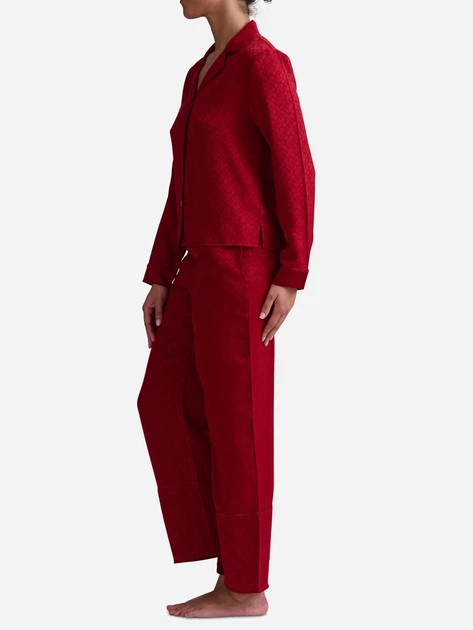 Пижама (рубашка + штаны) женская Tommy Hilfiger 374535360 M Красная (1159864510) - Фото 3 Пижама (рубашка + штаны) женская Tommy Hilfiger 374535360 M Красная (1159864510) - изображение 3