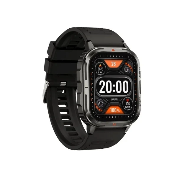 Смарт-годинник WIWU SW05 2.0" Black з Bluetooth 5.2 акумулятором 410mAh захистом IP68 - Фото 2 Смарт-годинник WIWU SW05 2.0" Black з Bluetooth 5.2 акумулятором 410mAh захистом IP68 - зображення 2