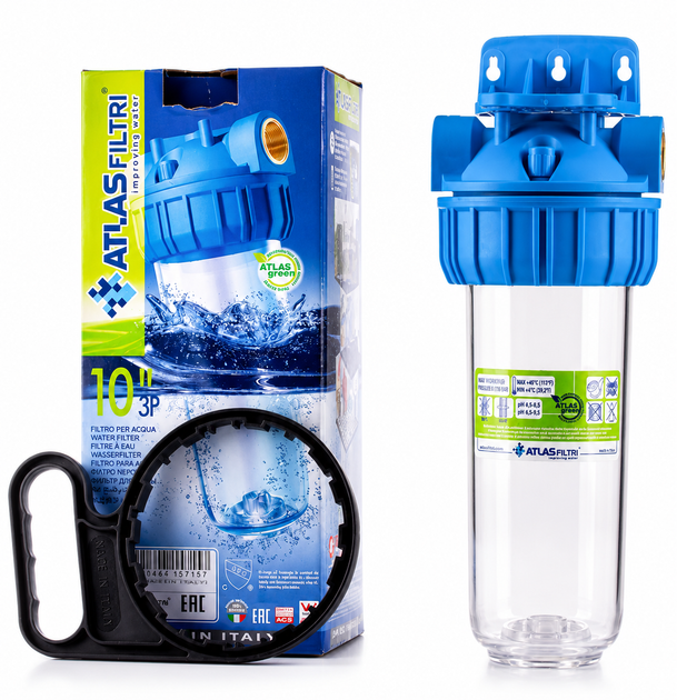 Фільтр магістральний Atlas Filtri Senior Plus 3P 3/4" AFO SX TS KIT (ZA109T060) - изображение 2