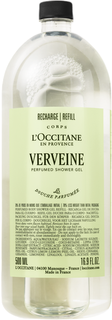 Wymienny wkład żela pod prysznic L'Occitane en Provence Verbena 500 ml (3253581787168) - Zdjęcie 1 Wymienny wkład żela pod prysznic L'Occitane en Provence Verbena 500 ml (3253581787168) - obraz 1