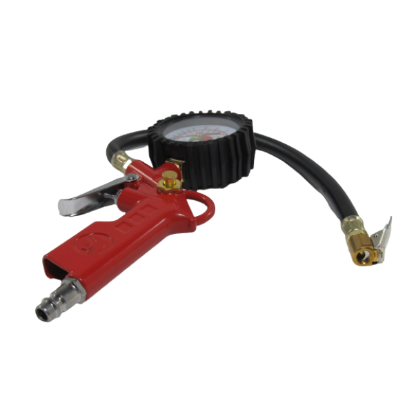 Пистолет подкачки шин INTERTOOL пневматический с манометром, до 10 Атм шланг 37 см (34006) - Фото 2 Пистолет подкачки шин INTERTOOL пневматический с манометром, до 10 Атм шланг 37 см (34006) - изображение 2