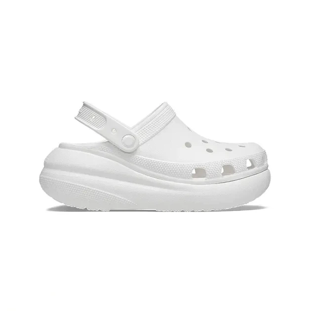 Сабо крокси шльопанці жіночі Crocs Classic Crush Clog розмір EUR 41-42, US M8 W10,26,5 см White Білі - Фото 7 Сабо крокси шльопанці жіночі Crocs Classic Crush Clog розмір EUR 41-42, US M8 W10,26,5 см White Білі - изображение 7