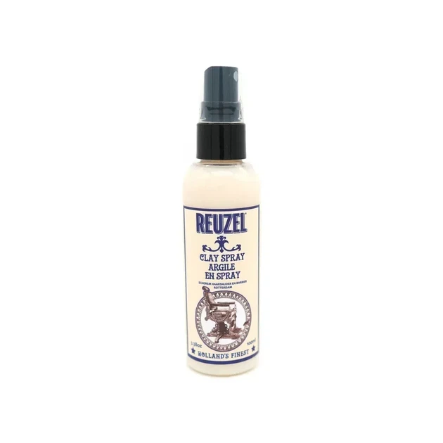 Спрей для текстуры волос Reuzel Clay Spray 100 мл матовый финиш, легкая фиксация, объем и контроль пушистости - изображение 6