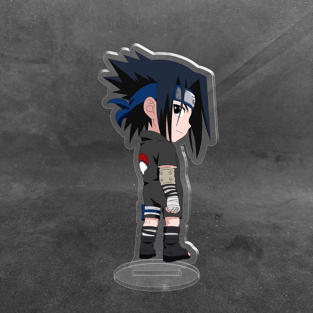 Акриловая коллекционная фигурка Аниме: Чиби Chibi Naruto (Наруто) Саске Учиха 10 cм - изображение 2