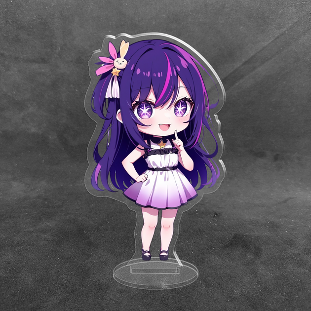 Акрилова колекційна фігурка Chibi Аніме: Зіркове дитя Дитина айдола Ай Хосіно 10 см - Фото 1 Акрилова колекційна фігурка Chibi Аніме: Зіркове дитя Дитина айдола Ай Хосіно 10 см - зображення 1