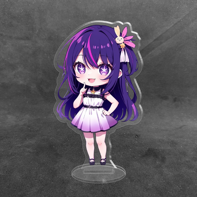 Акрилова колекційна фігурка Chibi Аніме: Зіркове дитя Дитина айдола Ай Хосіно 10 см - Фото 2 Акрилова колекційна фігурка Chibi Аніме: Зіркове дитя Дитина айдола Ай Хосіно 10 см - зображення 2
