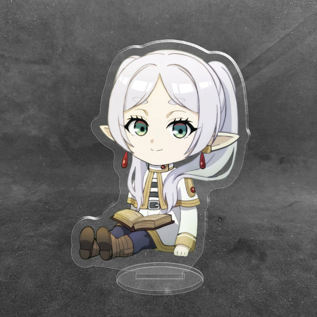 Акриловая коллекционная фигурка Чиби Chibi Аниме Фрирен, провожающая в последний путь 10 см - Фото 2 Акриловая коллекционная фигурка Чиби Chibi Аниме Фрирен, провожающая в последний путь 10 см - изображение 2