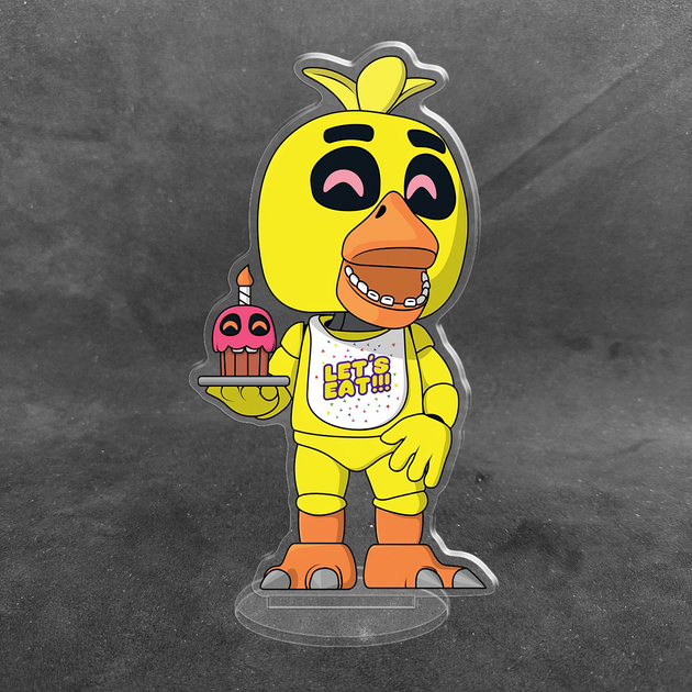 Акриловая коллекционная фигурка Five Nights At Freddy s: Чика 15 см - Фото 2 Акриловая коллекционная фигурка Five Nights At Freddy s: Чика 15 см - изображение 2