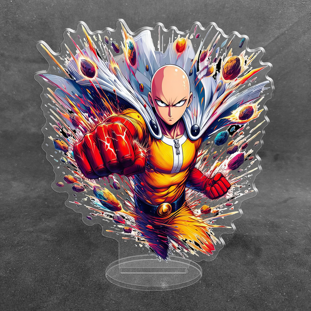Акриловая коллекционная фигурка Чиби Chibi Аниме: Ванпанчмен One-Punch Man 15 см - Фото 1 Акриловая коллекционная фигурка Чиби Chibi Аниме: Ванпанчмен One-Punch Man 15 см - изображение 1