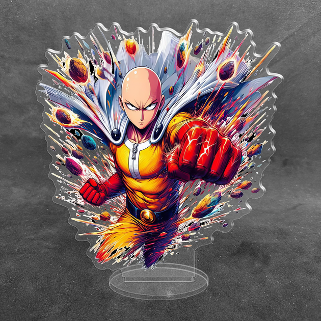 Акриловая коллекционная фигурка Чиби Chibi Аниме: Ванпанчмен One-Punch Man 15 см - Фото 2 Акриловая коллекционная фигурка Чиби Chibi Аниме: Ванпанчмен One-Punch Man 15 см - изображение 2