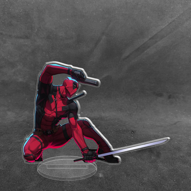 Акриловая коллекционная фигурка Marvel Дэдпул Deadpool 15 см - Фото 2 Акриловая коллекционная фигурка Marvel Дэдпул Deadpool 15 см - изображение 2