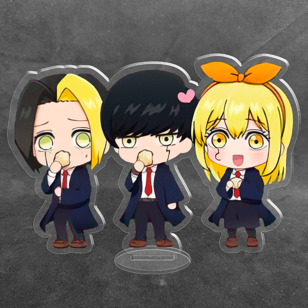 Акриловая коллекционная фигурка Чиби Chibi Аниме Магия и мускулы 10 см - изображение 2
