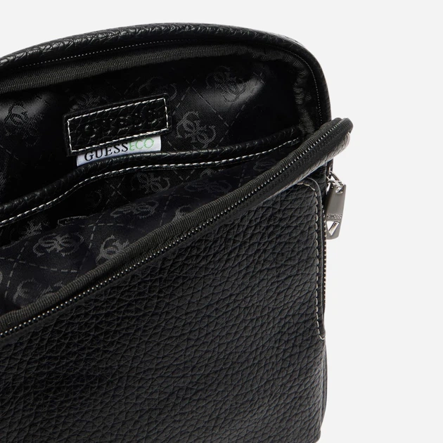 Сумка планшет через плечо мужская Guess Boston Crossbody Flat HMBOGS-P6223-BLA Black (7625826033044) - изображение 6