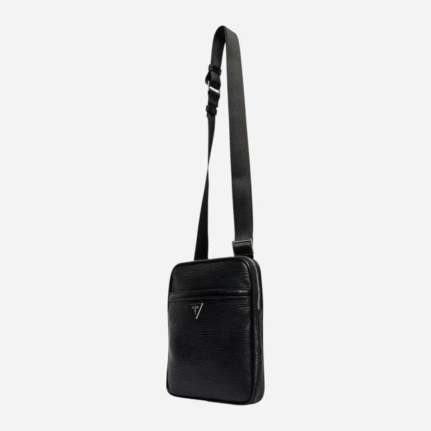 Сумка-планшет через плечо мужская Guess Milano Crossbody Flat HMMIPW-P6223-BLA Black (7625826418902) - изображение 4
