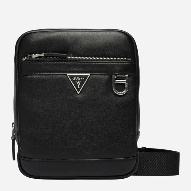 Сумка планшет через плечо мужская из натуральной кожи Guess Monaco Crossbody HMMOSE-P6159-BLA Black (7621235332068) - Фото 1 Сумка планшет через плечо мужская из натуральной кожи Guess Monaco Crossbody HMMOSE-P6159-BLA Black (7621235332068) - изображение 1