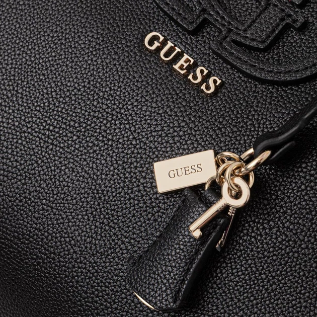 Сумка кросс-боди через плечо женская Guess Isola 3 Comp Satchel HWBG99-05060-BLA Black (198659031015) - изображение 11