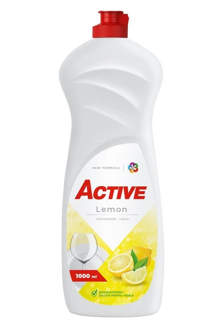 Гель для миття посуду Active лимон 1 л (4820196010371)