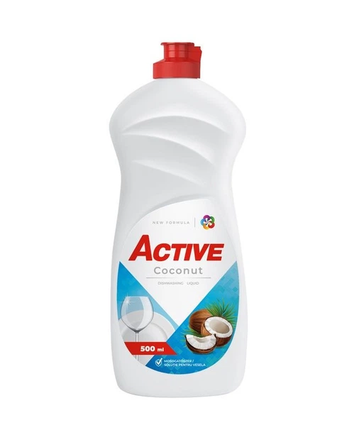 Засіб для миття посуду Active «Кокос» (Coconut), 500 мл