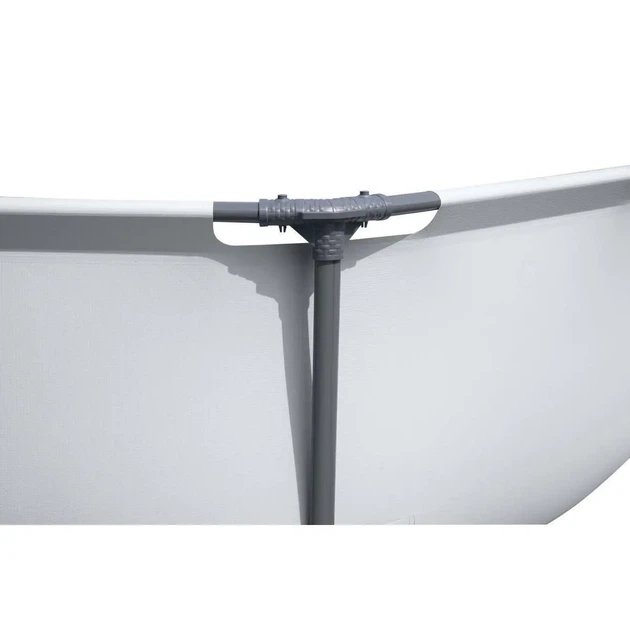 Каркасный бассейн Bestway Steel Pro MAX 56406 305×76 см круглый 4678 л серый - изображение 6