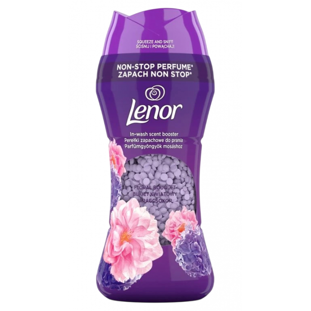 Кондиціонер для білизни в гранулах Lenor Floral Bouquet Квітковий букет, 195 г - Фото 1 Кондиціонер для білизни в гранулах Lenor Floral Bouquet Квітковий букет, 195 г - изображение 1