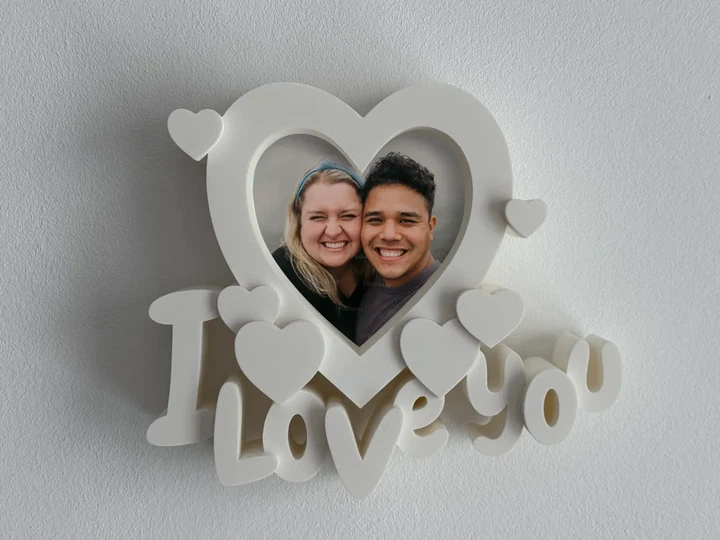Фоторамка серце I love you для закоханих парам на подарунок. Aivory - изображение 2