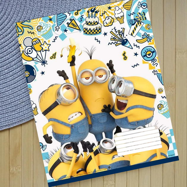 Тетрадь Миньоны Minions в клетку 18 листов (29527) - Фото 1 Тетрадь Миньоны Minions в клетку 18 листов (29527) - изображение 1