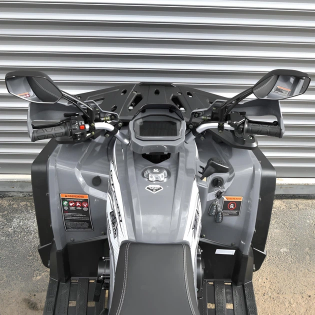 Квадроцикл бензиновый Profi AFB200-11 12V9Ah, колеса 10", серый - изображение 8