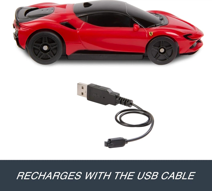 Машинка Хот Вілс Феррарі на дистанційному керуванні Hot Wheels RC Ferrari SF90 Stradale Assetto Fiorano Remote-Control (JGD09) - Фото 3 Машинка Хот Вілс Феррарі на дистанційному керуванні Hot Wheels RC Ferrari SF90 Stradale Assetto Fiorano Remote-Control (JGD09) - изображение 3