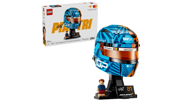 Конструктор Lego McLaren Mastercard F1 Team Oscar Piastri Helmet Editions Sports 43017 - зображення 2