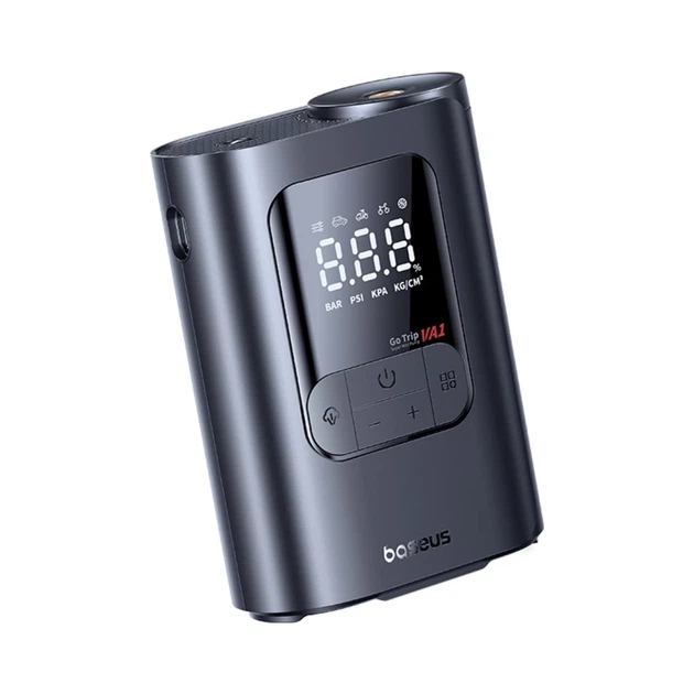 Беспроводной компрессор Baseus GoTrip VA1 150 PSI 7500 mAh Dark Gray (6932172696085) - изображение 3