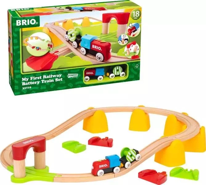 Zestaw do zabawy Brio My First Railway Battery Operated Train 25 elementów (7312350337105) - obraz 14