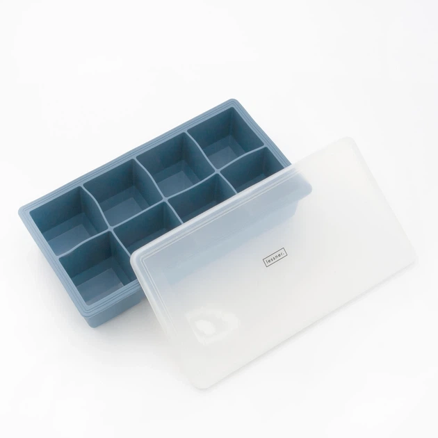 Форма для льда Lessner Sky Blue с крышкой силикон 21,5х11,8х5см (10311) - изображение 2