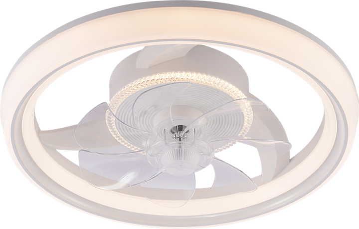 Люстра-вентилятор потолочная светодиодная LED Light House SRS-20615/480 WH белая - изображение 3