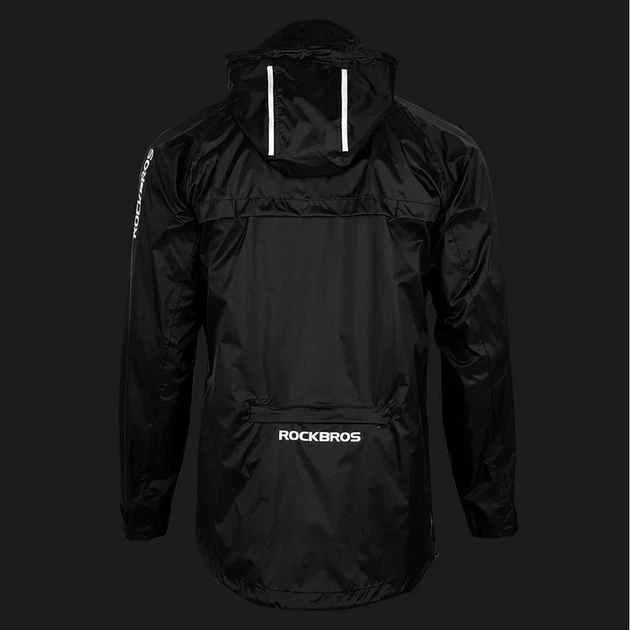 Куртка дощовик Rockbros YPY013BK4XL дихаюча вітрозахисна XXXXL Чорний (Rockbros-YPY013BK4XL) - зображення 3