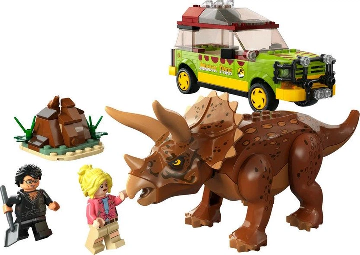 Конструктор Jurassic World 7012 Исследование трицератопсов 281 деталь Парк Юрского периода - изображение 3