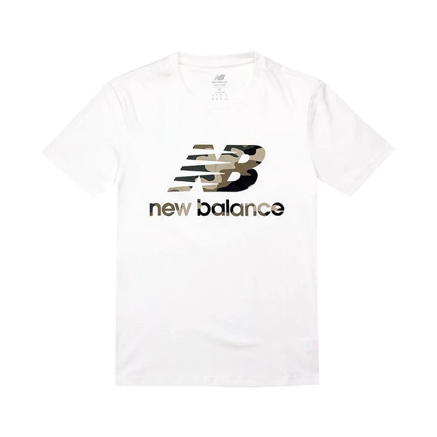 Мужская футболка New balance, белый, M (FNB005) - Фото 1 Мужская футболка New balance, белый, M (FNB005) - изображение 1