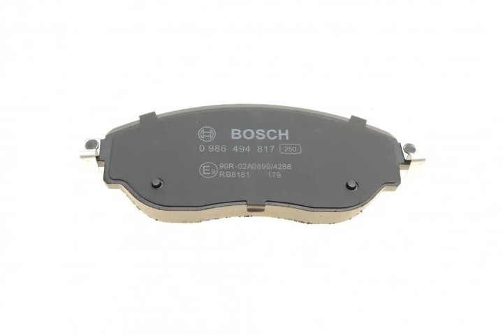 Комплект гальмівних колодок BOSCH 0 986 494 817 Renault Trafic 410607229R, 7711946188, 410601073R - Фото 3 Комплект гальмівних колодок BOSCH 0 986 494 817 Renault Trafic 410607229R, 7711946188, 410601073R - изображение 3