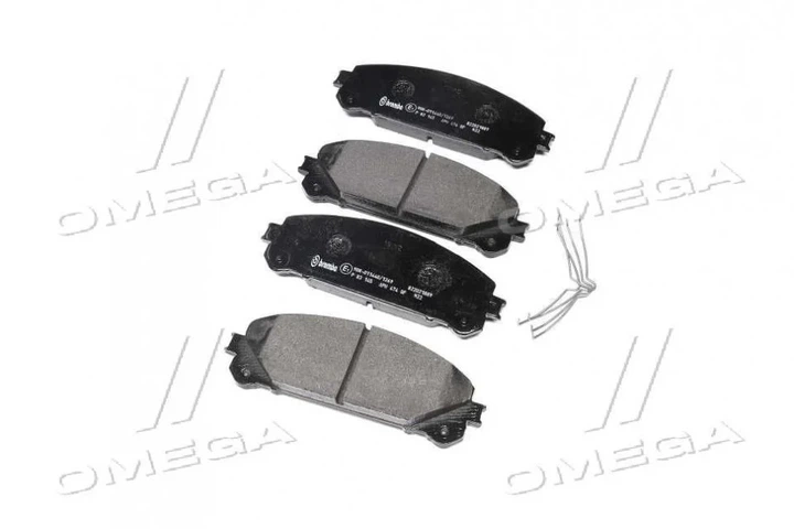 Гальмівні колодки BREMBO P83145 Lexus RX, ES; Toyota Rav-4 0446548210, 0446548190, 0446548150 - Фото 2 Гальмівні колодки BREMBO P83145 Lexus RX, ES; Toyota Rav-4 0446548210, 0446548190, 0446548150 - зображення 2