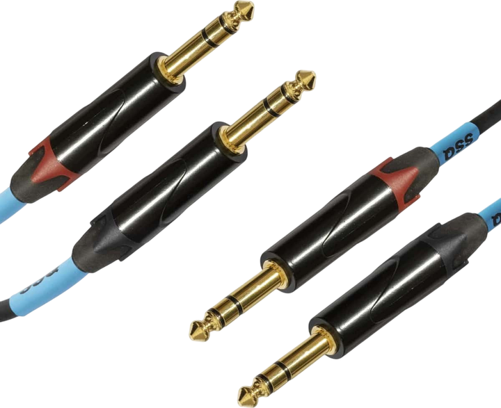 Kabel SSQ JSJS2 2x jack stereo 6.3 mm - 2x jack stereo 6.3 mm 2 m (5907688758849) - Zdjęcie 4 Kabel SSQ JSJS2 2x jack stereo 6.3 mm - 2x jack stereo 6.3 mm 2 m (5907688758849) - obraz 4
