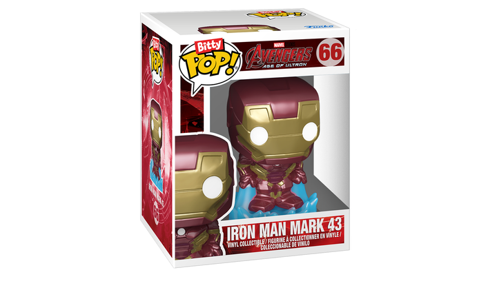 Фігурка FUNKO POP! Bitty Pop! Bitty Bot Hulkbuster with Iron Man 117mm 83645 - зображення 4