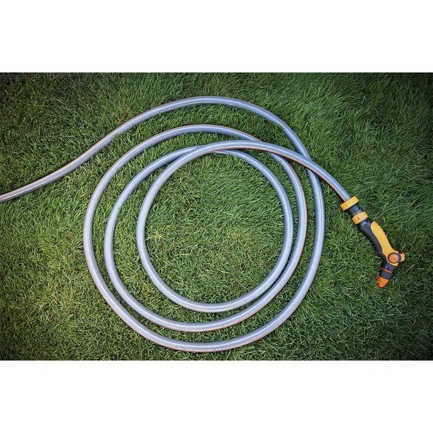 Садовый шланг SEQUOIA SWH3420 3/4", 20 м, 3-слойный, выдерживает давление до 15 бар, температурный диапазон -10° до +60°C, вес 40 кг - изображение 3
