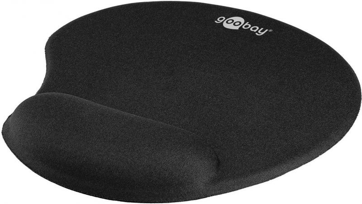 ROZETKA | Коврик для мишки Goobay Ergonomic Mousepad Black (77604 ...