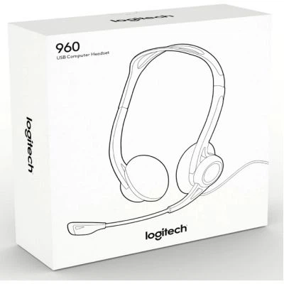 Навушники Logitech PC 960 Stereo Headset USB (981-000100) - зображення 9