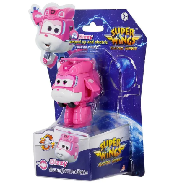 Самолет-трансформер Супер Крылья Super Wings мини-Диззи (Dizzy) - Фото 5 Самолет-трансформер Супер Крылья Super Wings мини-Диззи (Dizzy) - изображение 5
