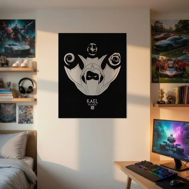 Постер Дота 2, Инвокер, Carl the Invoker, Dota 2, декор в комнату геймера, A1 75×60 см (id2317) - изображение 2